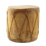 Taos Drum c. 1920s, 6.75" x 7.5" x 6.5"