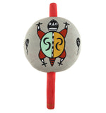 Hopi Double-Sided Rattle with Butterfly, Turtle, and Tadpole Pictorials c. 1960s, 13.5" x 7" x 3.5"