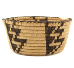 Pima Basket with Lightning Design c. 1930s, 4" x 8"