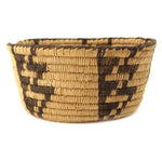 Pima Basket with Lightning Design c. 1930s, 4" x 8"