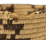 Pima Basket with Lightning Design c. 1930s, 4" x 8"