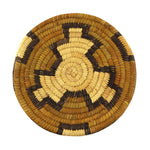 Tohono O'odham Polychrome Basket with Geometric Design c. 1940s, 6.5" x 8.25"