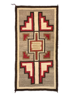 Navajo Ganado Rug c. 1920s, 66.5" x 34.5"