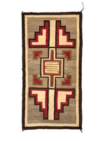 Navajo Ganado Rug c. 1920s, 66.5" x 34.5"
