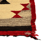 Navajo Ganado Rug c. 1920s, 57.5" x 28.5"