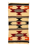 Navajo Gallup Throw c. 1900-10s, 38" x 19"