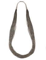 Navajo - 50-Strand Liquid Silver Necklace c. 1980s, 29" length