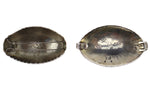 Set of 3: James Shay and White Hogan Shop - Navajo - Sterling Silver Hair Barrette, Belt Buckle, and Belt c. 1980s