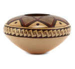 Nona Naha (1958-2021) - Hopi Polychrome Jar with Geometric Design c. 1990s, 2.25" x 4"