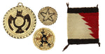 Group of 4: Three Tohono O'odham Plaques and Navajo Sampler