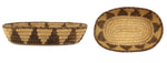 Pima Oval Basket c. 1930s, 1" x 4.75" x 3"