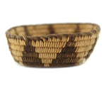 Pima Oval Basket c. 1930s, 1" x 4.75" x 3"