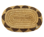 Pima Oval Basket c. 1930s, 1" x 4.75" x 3"