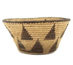 Pima Basket with Triangles c. 1930s, 3" x 6.25"