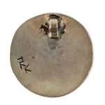 Raymond Kyasyousie (b. 1957) - Hopi - Silver Overlay Butterfly Pendant c. 1980s, 1" diameter
