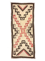 Navajo Crystal Runner c. 1920s, 105" x 45.5"