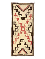 Navajo Crystal Runner c. 1920s, 105" x 45.5"
