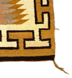 Navajo Double Saddle Blanket c. 1960s, 51" x 28"