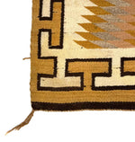 Navajo Double Saddle Blanket c. 1960s, 51" x 28"