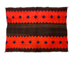 Navajo Manta with Indigo Dye c. 1880s, 47" x 61"