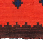 Navajo Manta with Indigo Dye c. 1880s, 47" x 61"