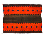 Navajo Manta with Indigo Dye c. 1880s, 47" x 61"