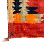 Navajo Late Classic Third Phase Chief's Blanket with Indigo Dye c. 1875-80, 55" x 69"