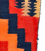 Navajo Late Classic Third Phase Chief's Blanket with Indigo Dye c. 1875-80, 55" x 69"