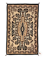 Ruth Brenner - Navajo Contemporary Two Grey Hills Rug, 77.5" x 48"