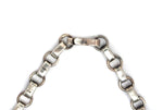 Frank Patania, Sr. (1899-1964) and Thunderbird Shop - Turquoise Cluster and Sterling Silver Link Necklace, 16" length (J91699-0123-044)