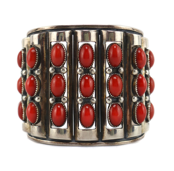 frank patania サンダーバードショップ　バングル　パタニア Frank Patania Sr. (1898-1964) & Thunderbird Shop - Coral and Sterling