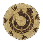 Tohono O'odham Basket with Rattlesnake, Bird, and Bat Pictorials c. 1960s, 4" x 16.25"
