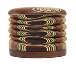 Terry Evans - Wood Lidded Box, 3.5" x 4.1" x 2.5"