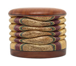 Terry Evans - Wood Lidded Box, 3.5" x 4.1" x 2.5"