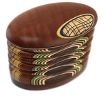 Terry Evans - Wood Lidded Box, 3.5" x 4.1" x 2.5"