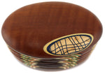 Terry Evans - Wood Lidded Box, 3.5" x 4.1" x 2.5"