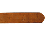 Rick Martinez - Navajo - Coral, Sterling Silver, and Leather Concho Belt with Stamped Design c. 1990s, 29.5" - 36.5" size waist