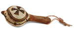 Attributed to Nampeyo of Hano (1859-1942) - Hopi Polychrome Rattle c. 1890s, 5.25" x 2.75" x 1.5"