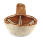 Attributed to Nampeyo of Hano (1859-1942) - Hopi Polychrome Ladle c. 1890s, 4" x 2" x 1"