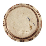 Hopi Polychrome Vase with Fluted Rim c. 1890s, 5" x 4.25"