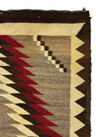 Navajo Ganado Rug c. 1920s, 79" x 40"