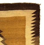 Navajo Crystal Rug with Diamond Design c. 1910s, 63" x 46"