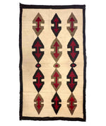 Navajo Ganado Rug c. 1910s, 63" x 37"
