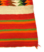 Navajo Transitional Blanket c. 1890s, 83.5" x 55"