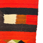Navajo Transitional Blanket c. 1890s, 83.5" x 55"