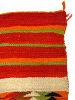 Navajo Transitional Blanket c. 1890s, 83.5" x 55"