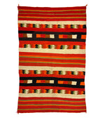 Navajo Transitional Blanket c. 1890s, 83.5" x 55"