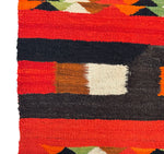 Navajo Transitional Blanket c. 1890s, 83.5" x 55"