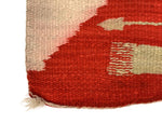Navajo Transitional Rug with Comb and Arrow Pictorials c. 1900-10s, 63" x 40"
