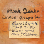 Grace Chapella (1874-1980) and Mark Tahbo (1958-2017) - Hopi Polychrome Jar with Butterfly Pictorials c. 1970s, 4.75" x 8.5"